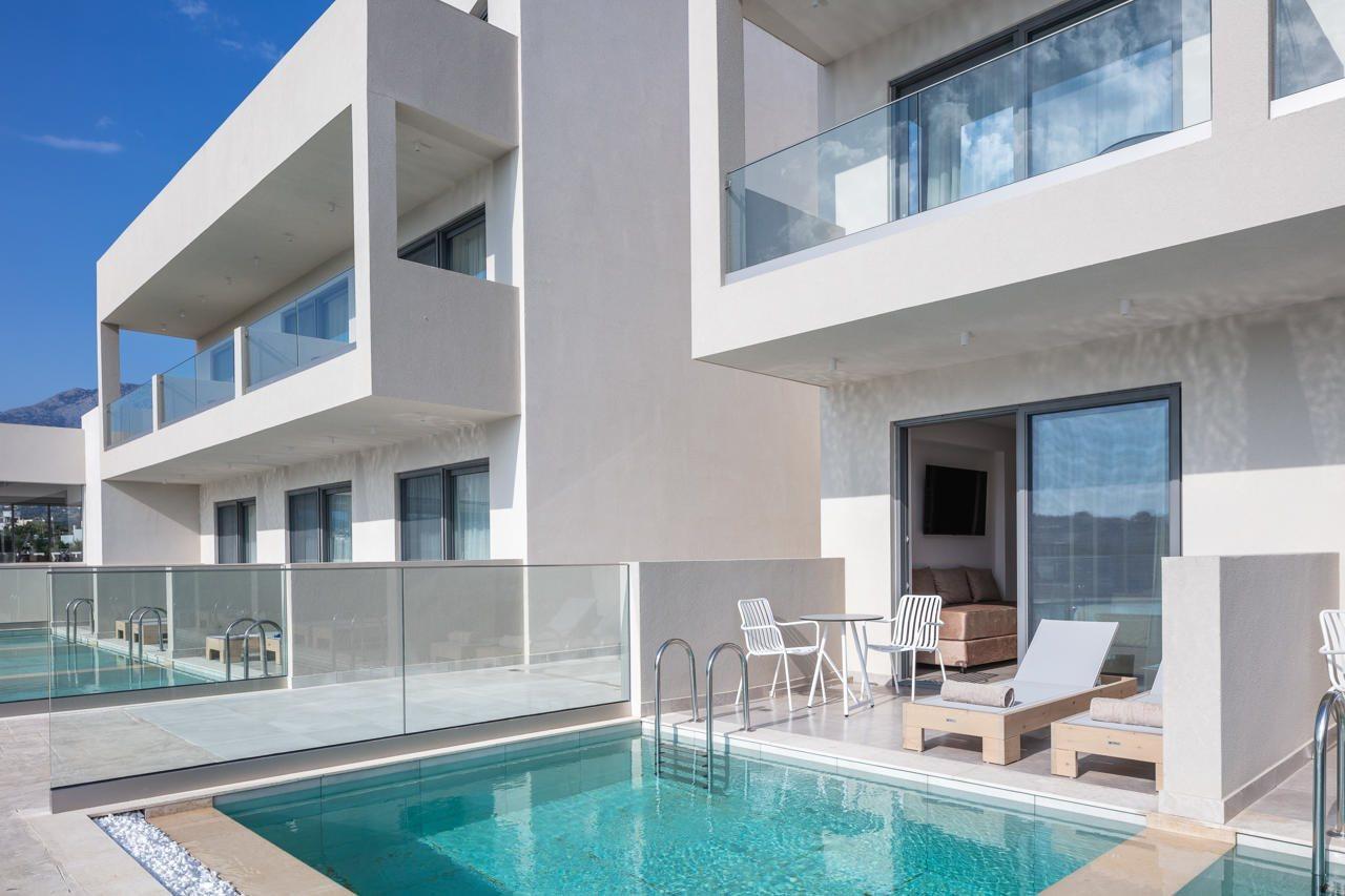 Nima Boutique Hotel (Adults Only) Paralia Kourna Bagian luar foto